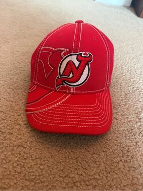 New Jersey Devils Red Retro Baseball Cap